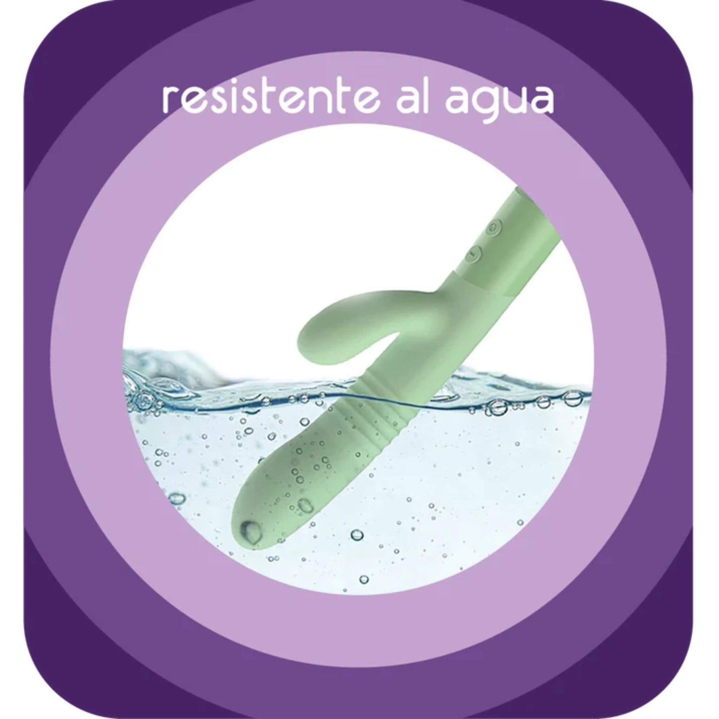 Vibrador Doble Conejito Resistente al Agua Punto G