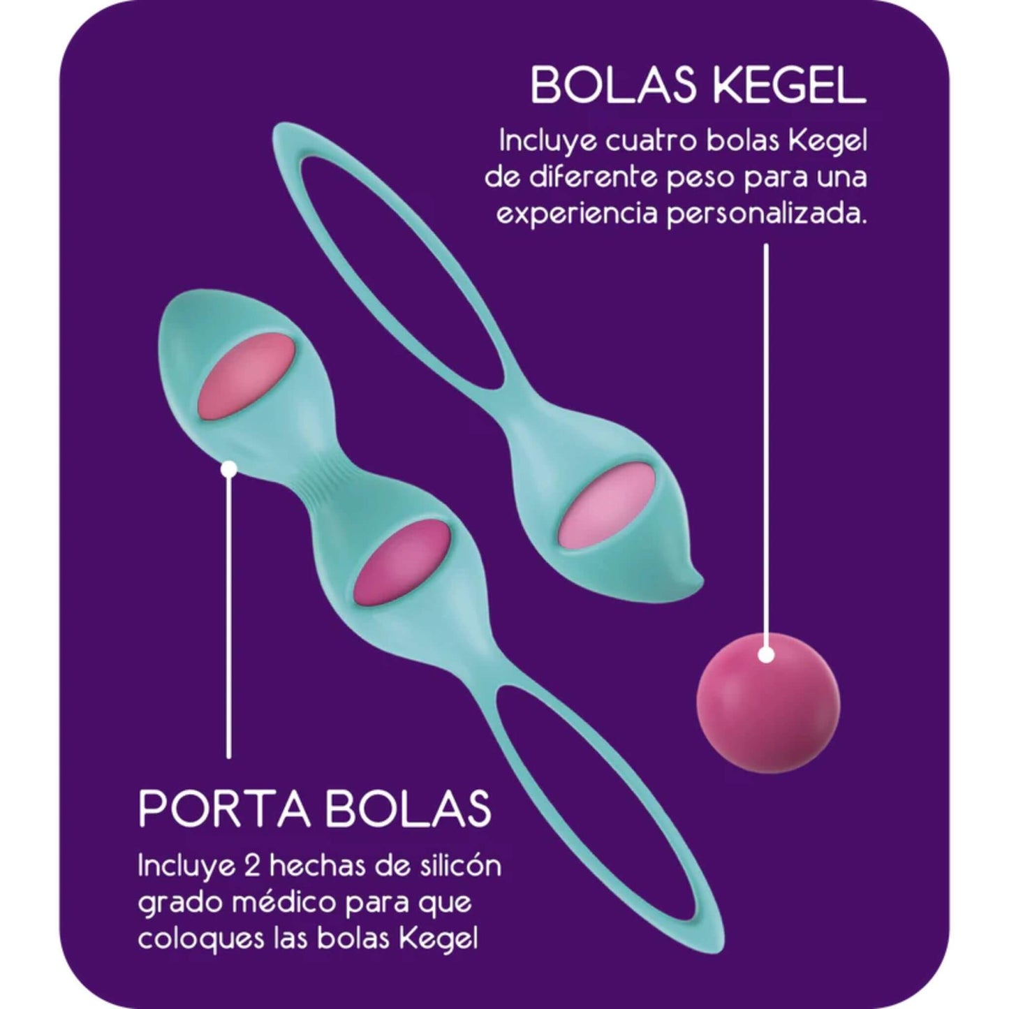 bolas kegel intercambiables