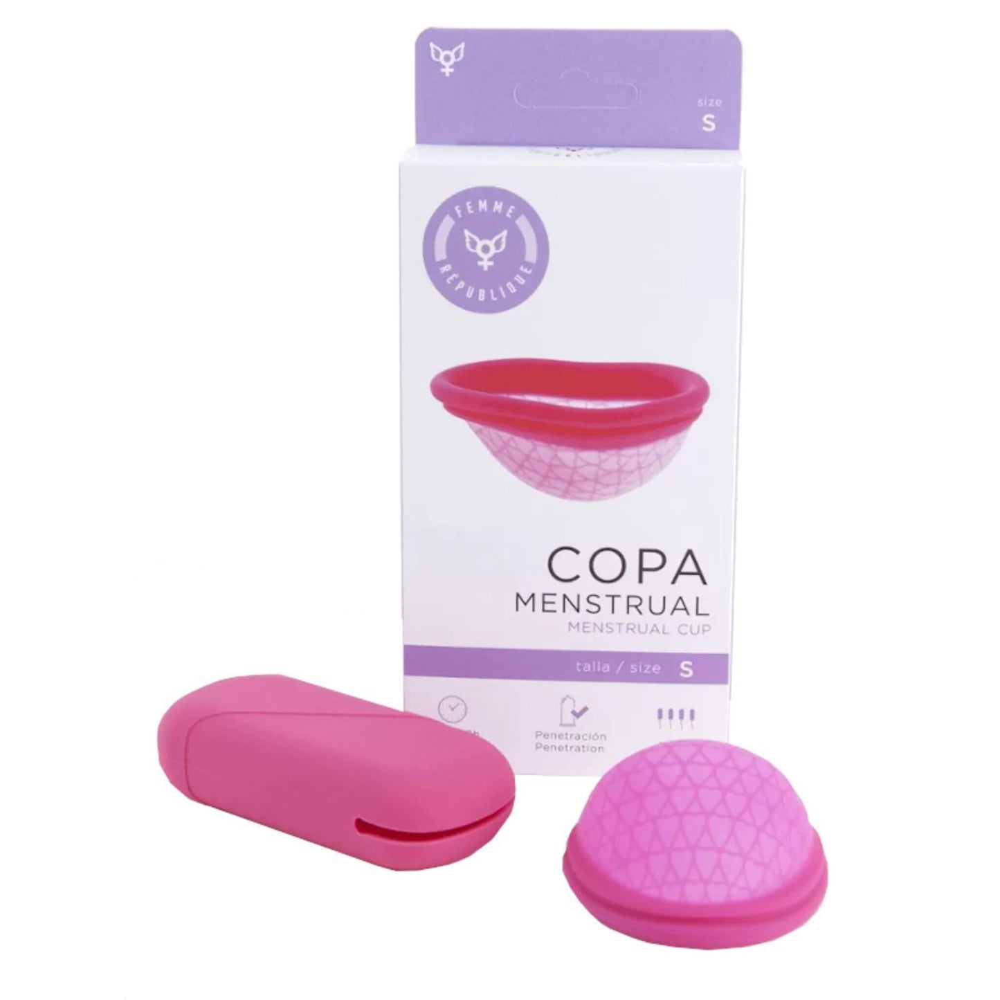Copa Disco Menstrual Femenina Empaque