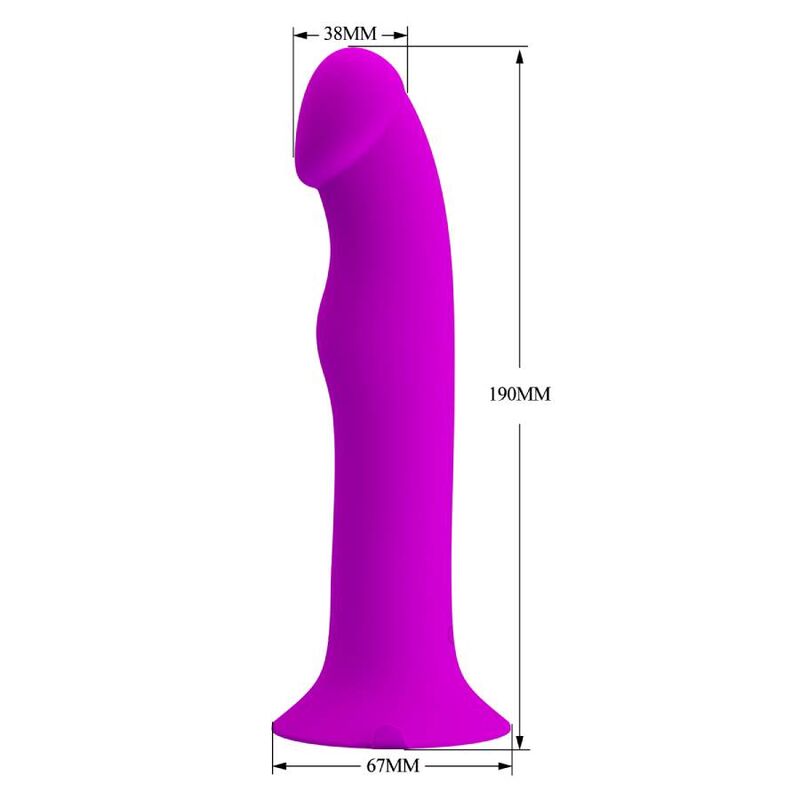 Dildo Vibrador Consolador Realista con Ventosa Medidas