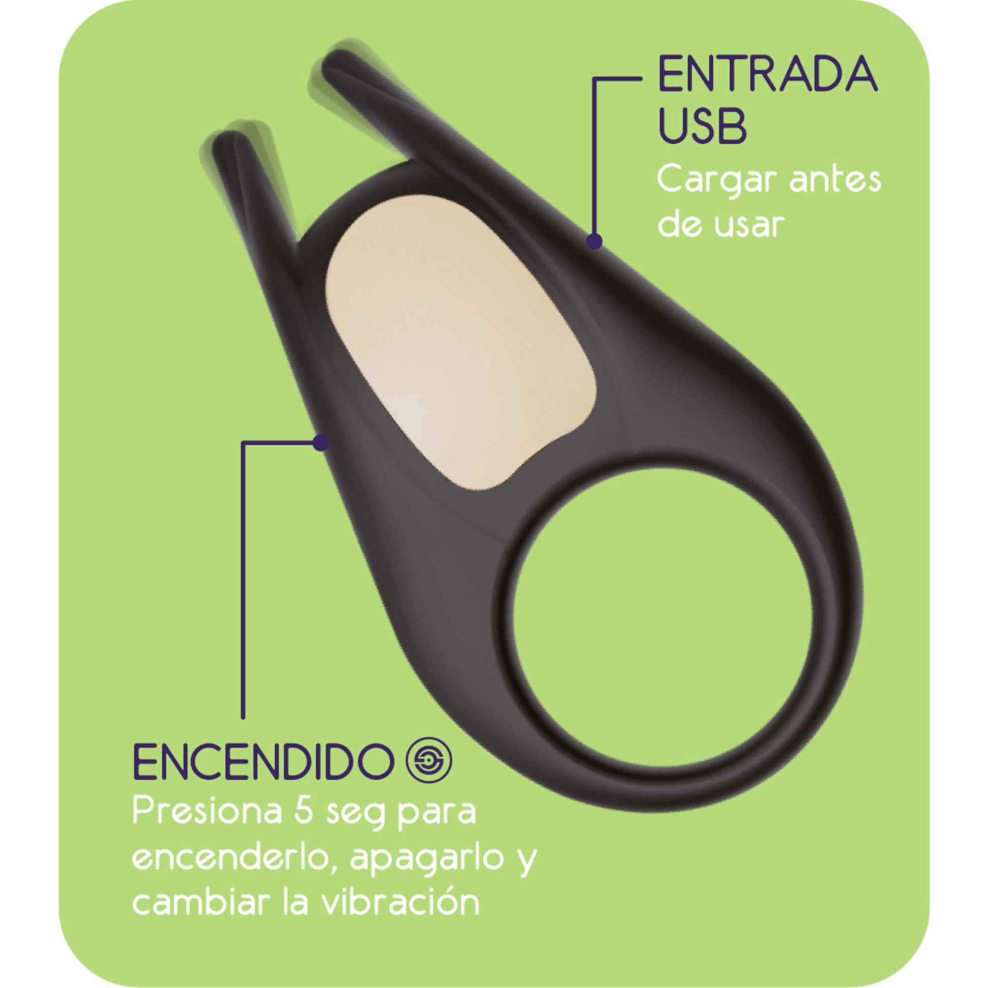 Anillo Vibrador Sexual Pene Instrucciones