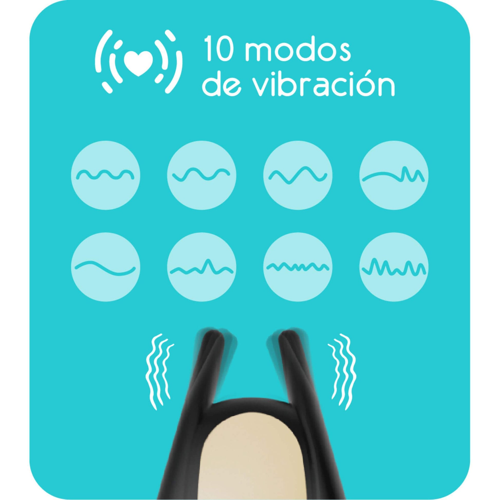 Anillo Vibrador Sexual Pene 10 Modos Vibracion