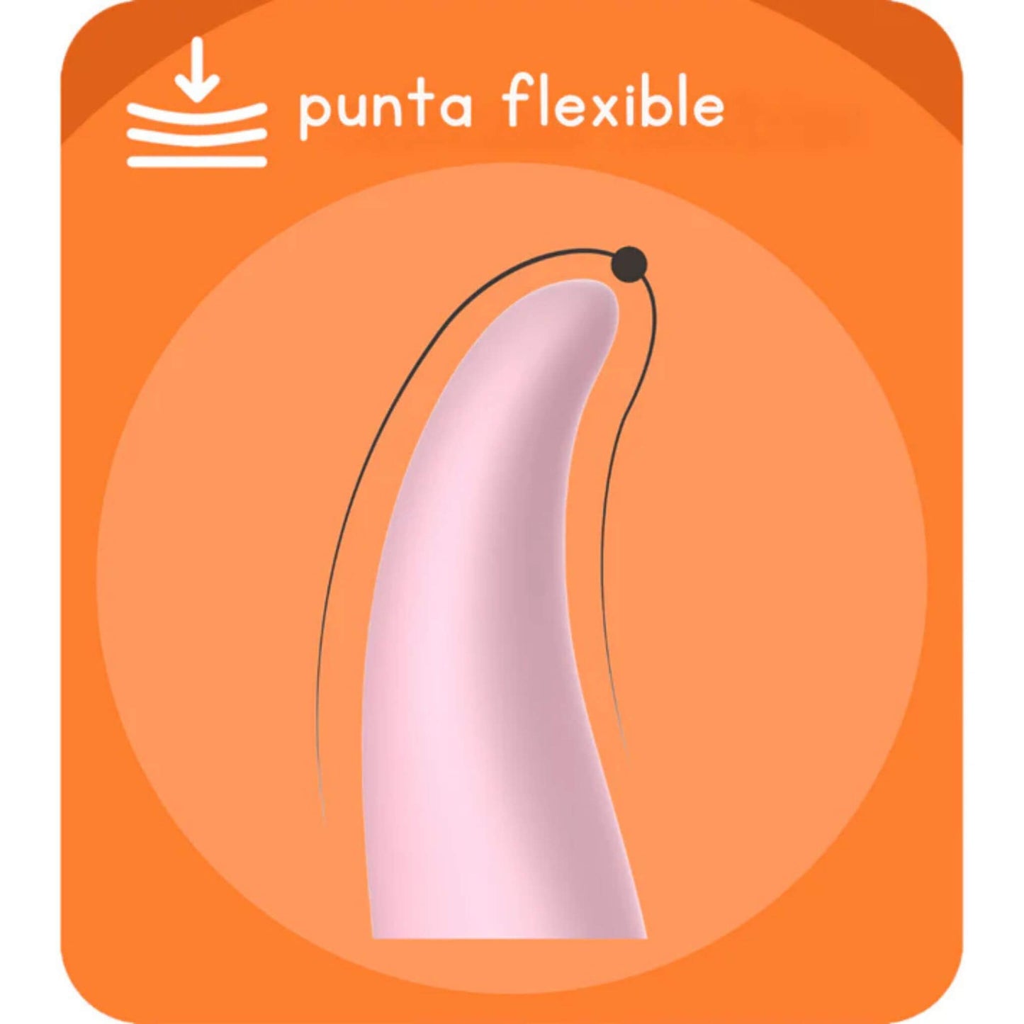 GEA Vibrador Clítoris Ergonómico Rosa Flexible