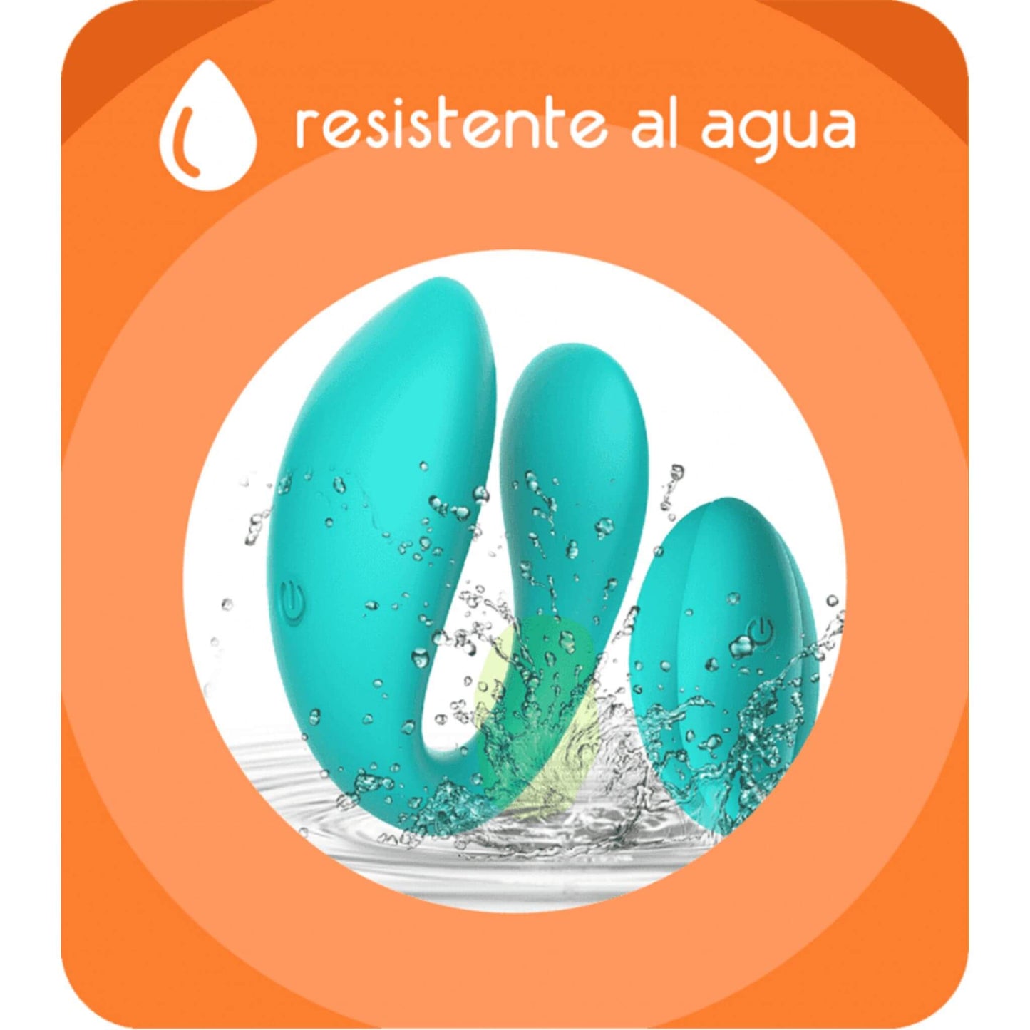 Vibrador A Distancia Parejas Control Remoto Pinza Getlov Resistente al Agua