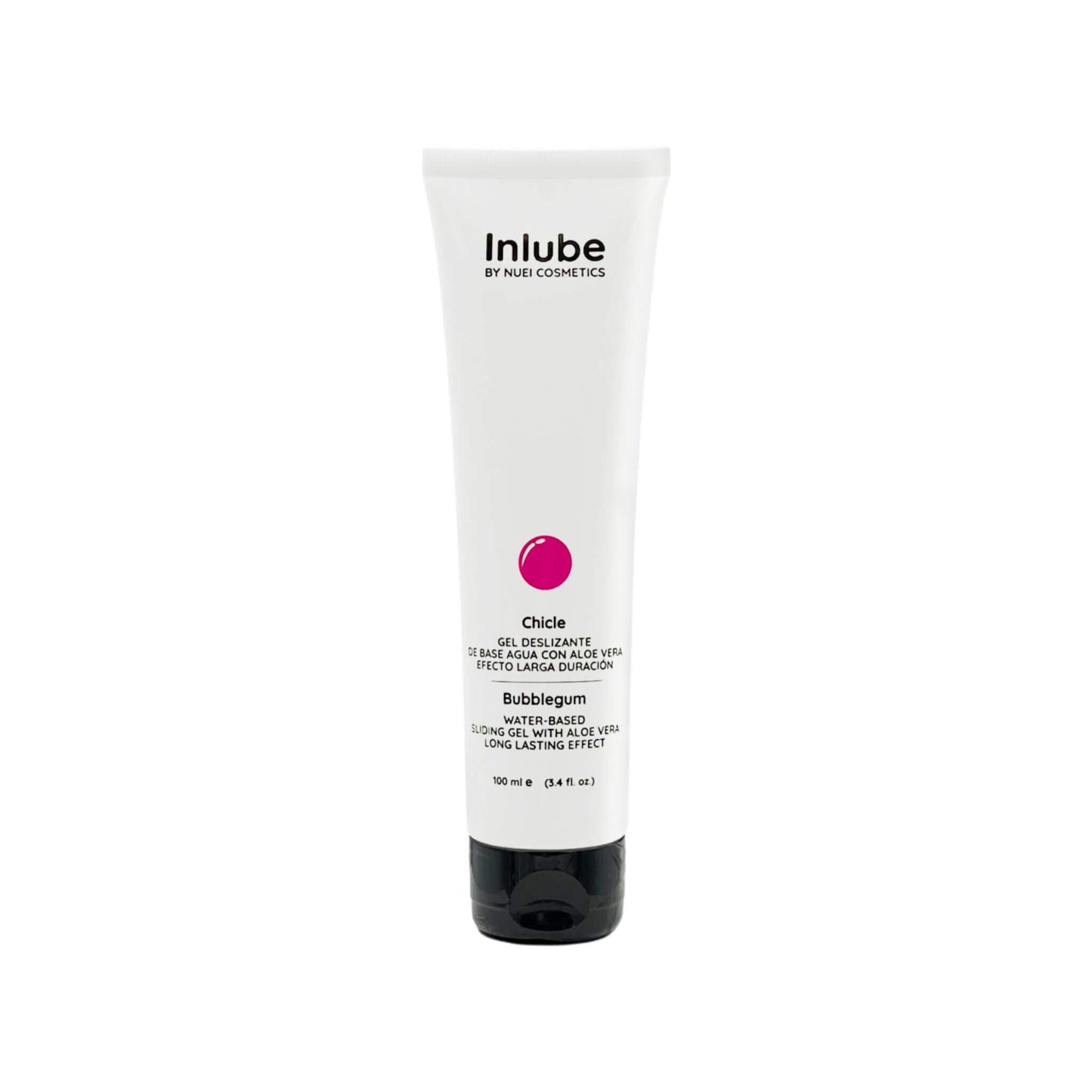 Lubricante intimo a base de agua sabor chicle