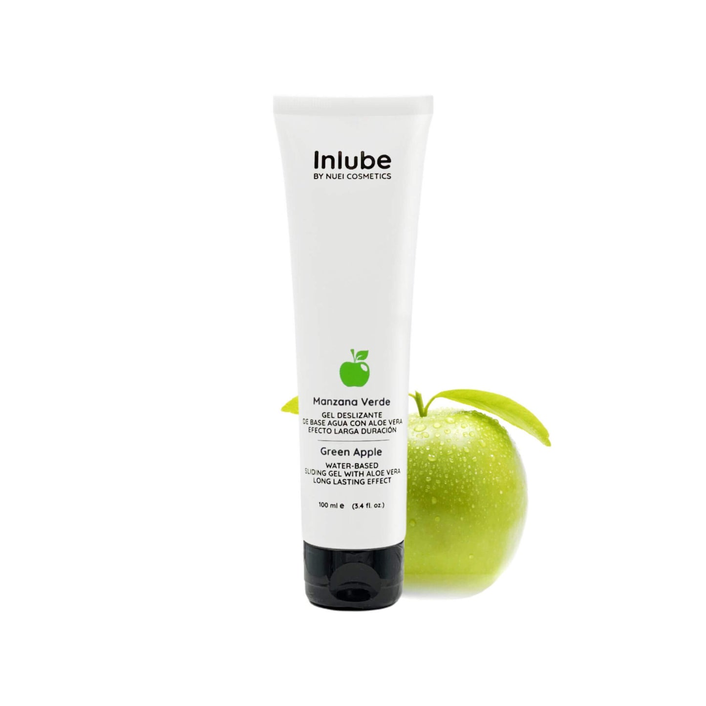 Lubricante intimo a base de agua sabor manzana