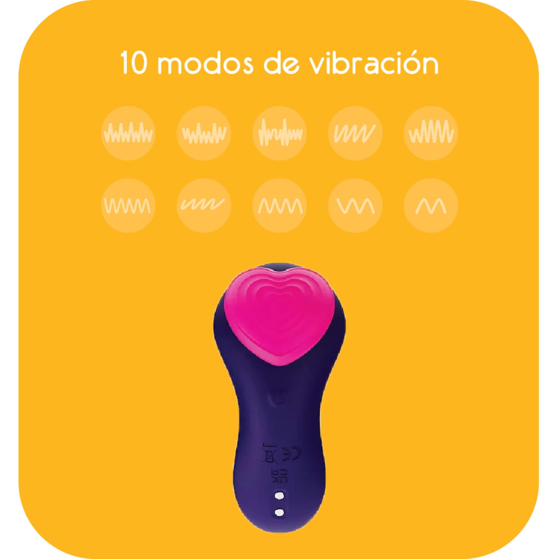 Vibrador Bragas a Distancia Mujer 10 Modos Vibración
