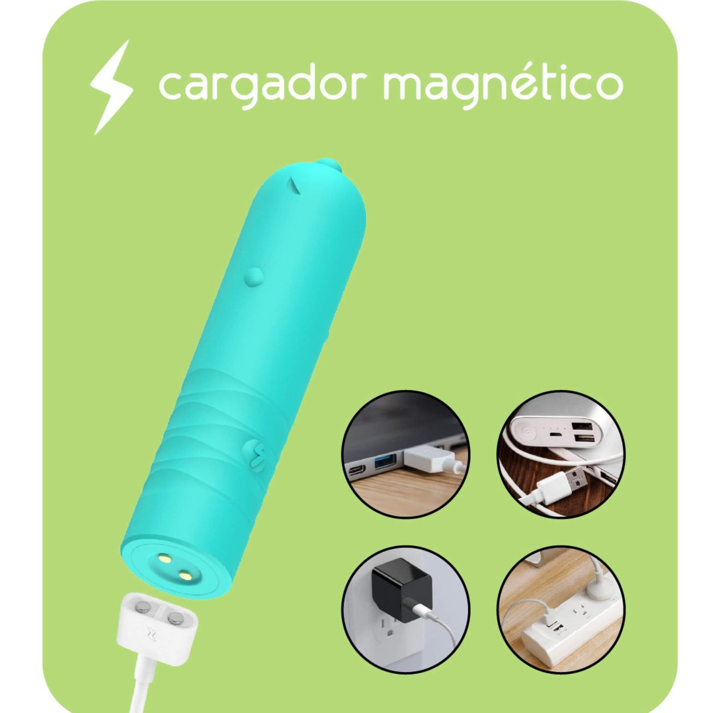 Bala Vibradora Consolador Recargable
