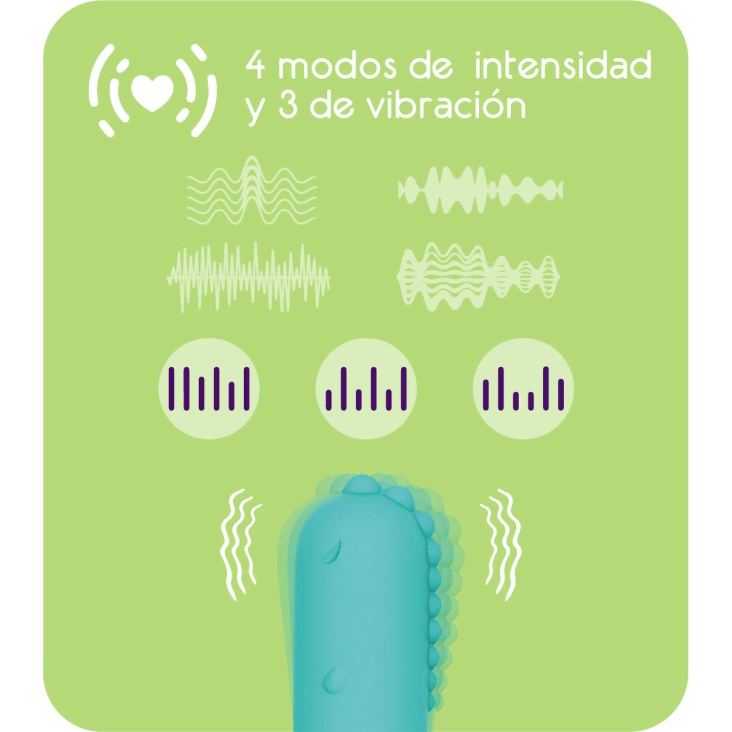 Bala Vibradora Consolador Modos Vibración