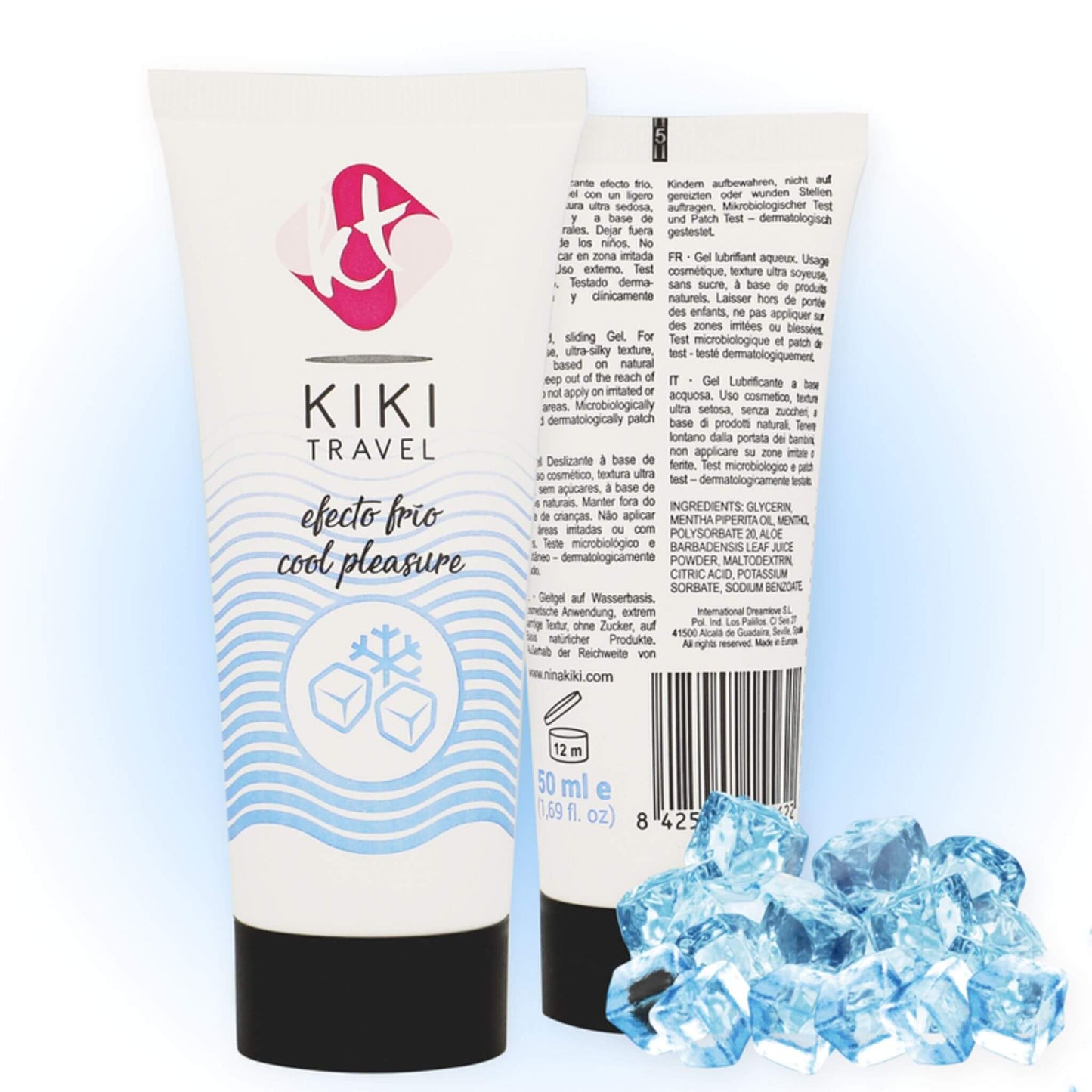 Lubricante intimo a base agua efecto frio