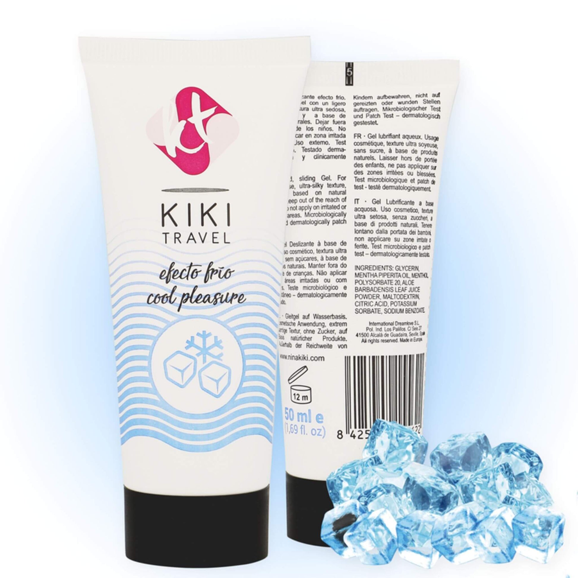 Lubricante intimo a base agua efecto frio