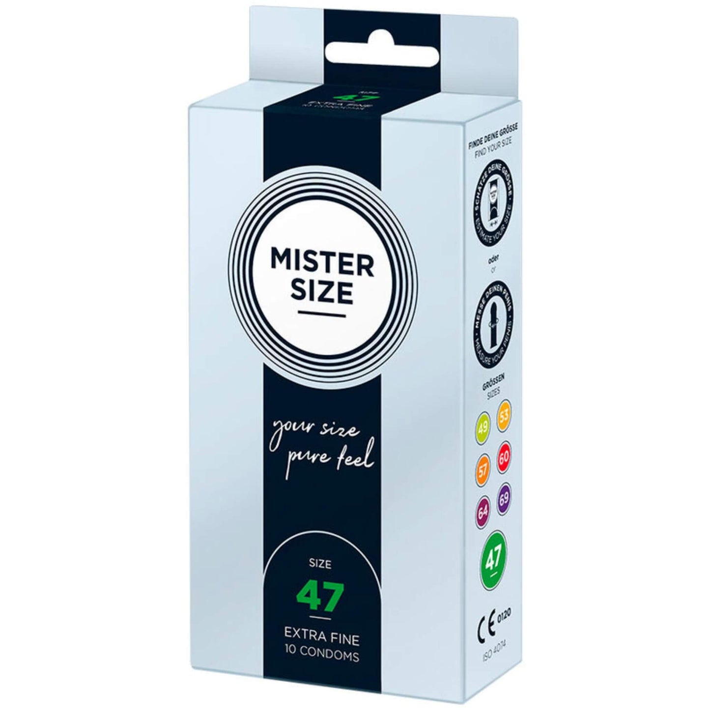 Condones Preservativos Masculino Caja Talla 47