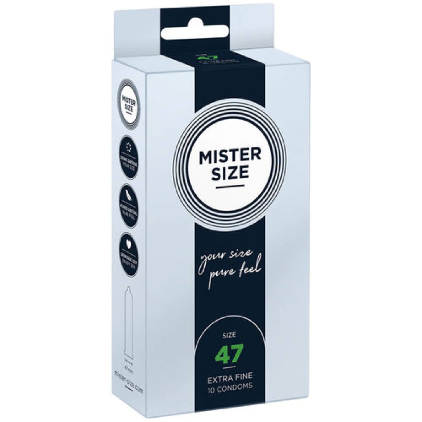 Condones Preservativos Masculino Caja Talla 47