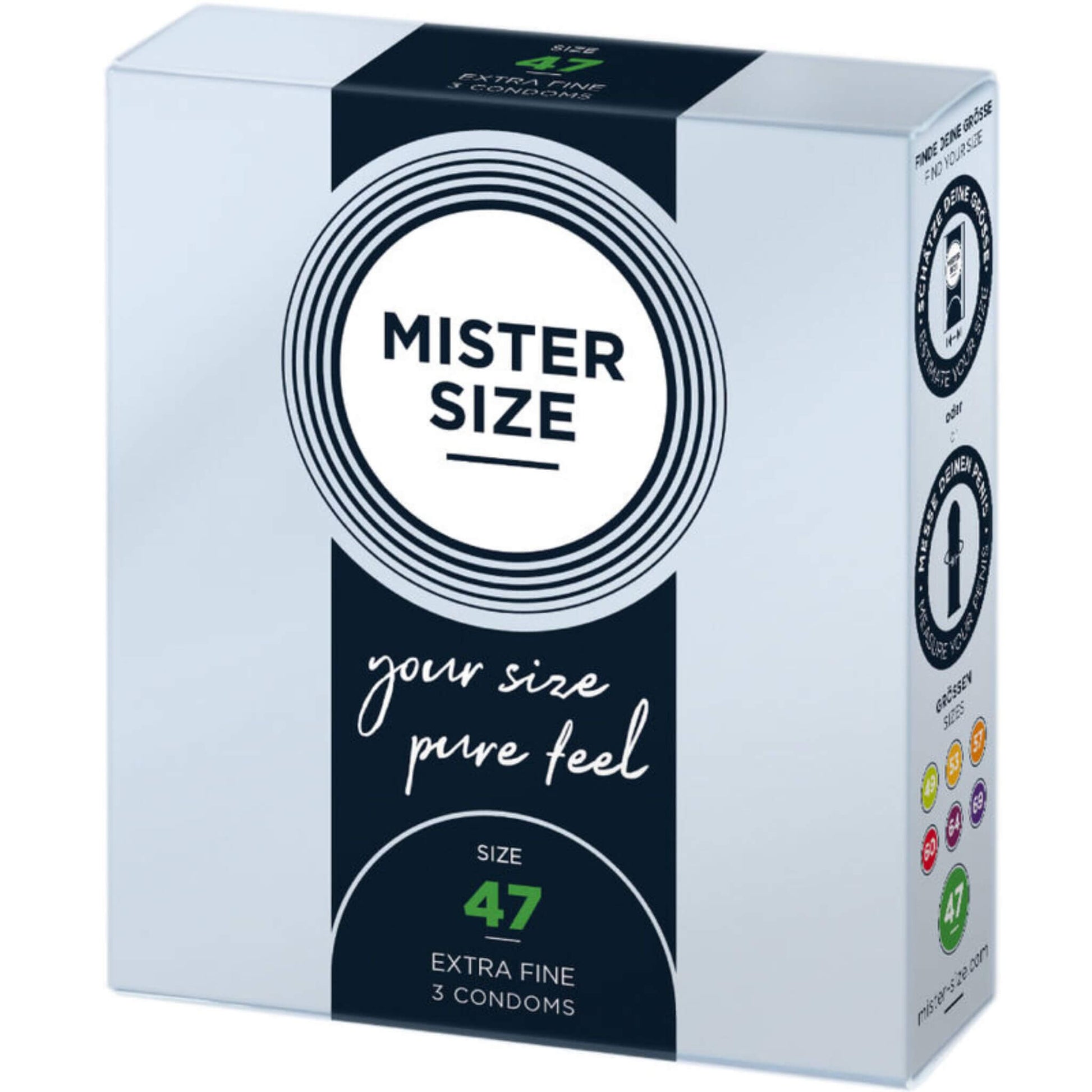 Condones Preservativos Masculino Caja Talla 47