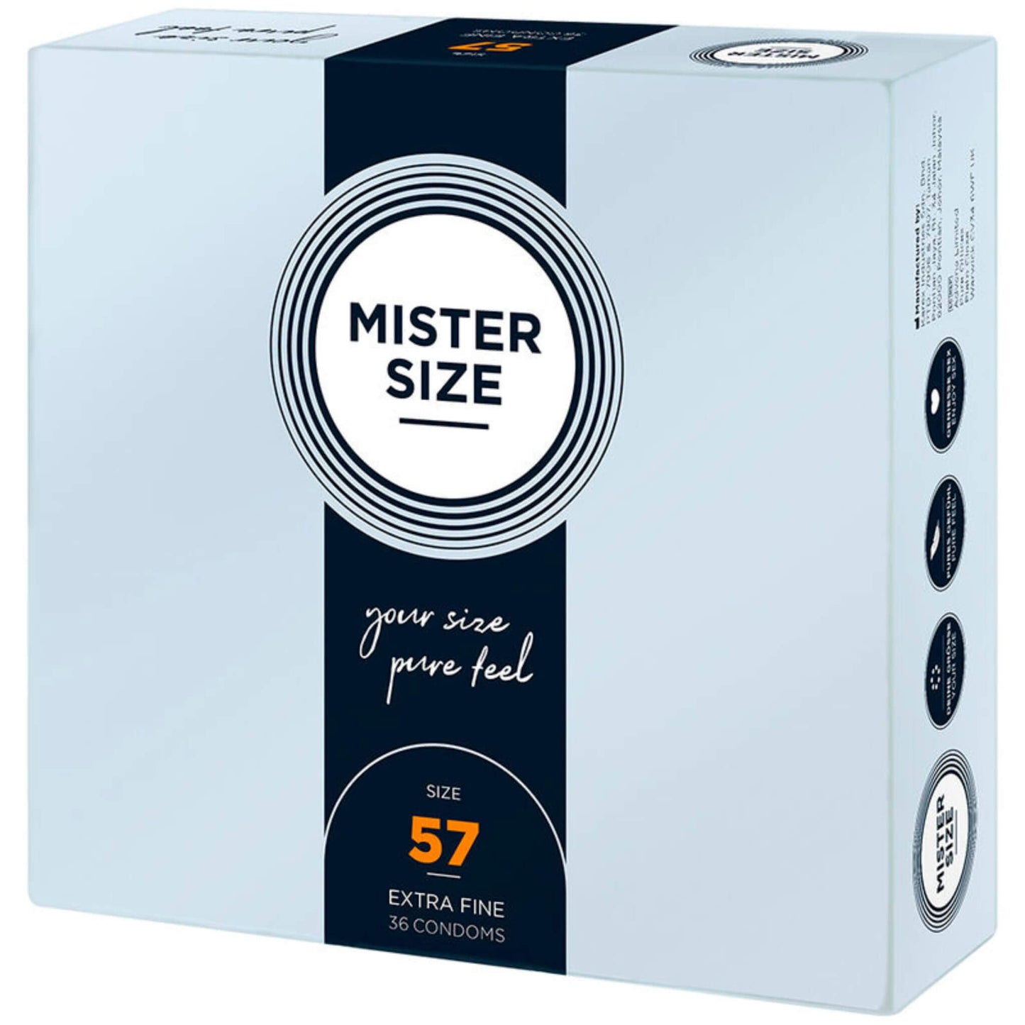 Condones Preservativos Masculino Caja Talla 57