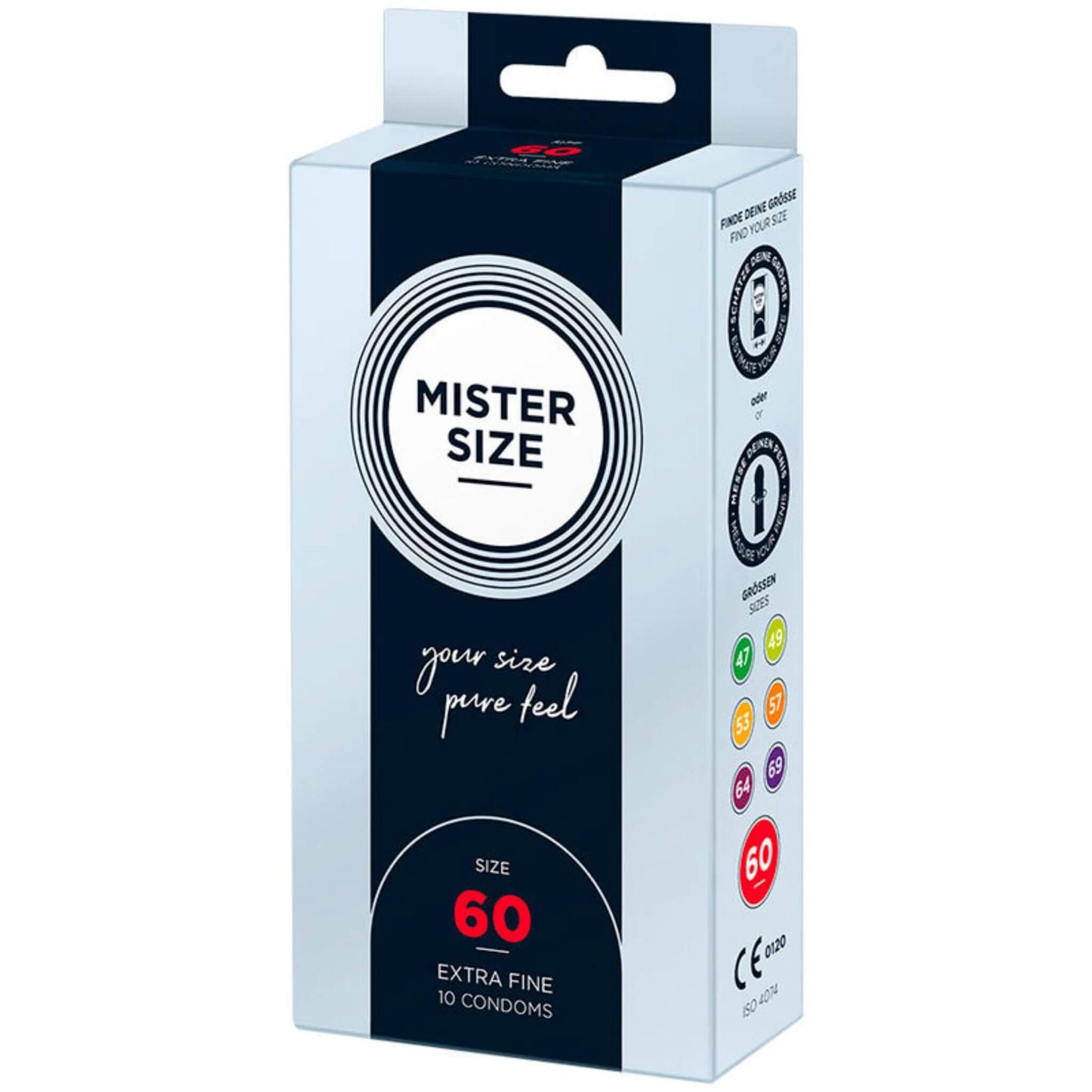 Condones Preservativos Masculino Caja Talla 60