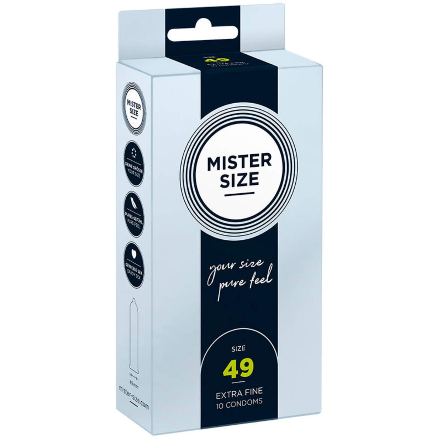 Condones Preservativos Masculino Caja Talla 49