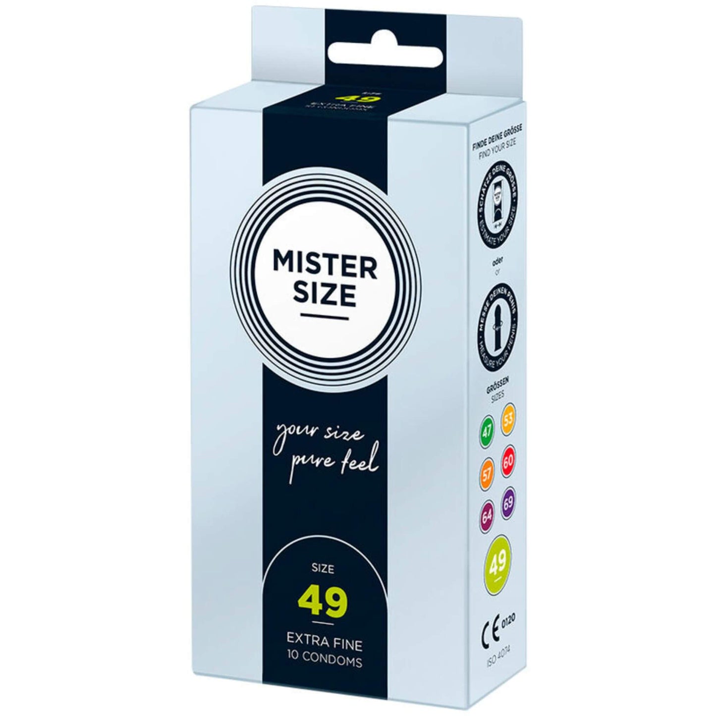 Condones Preservativos Masculino Caja Talla 49