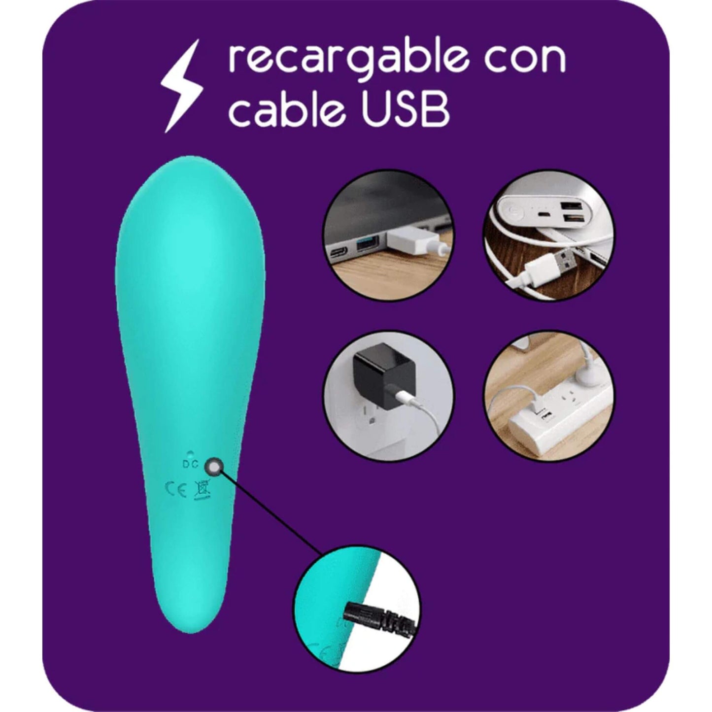 Succionador Estimulador de Clitoris Recargable