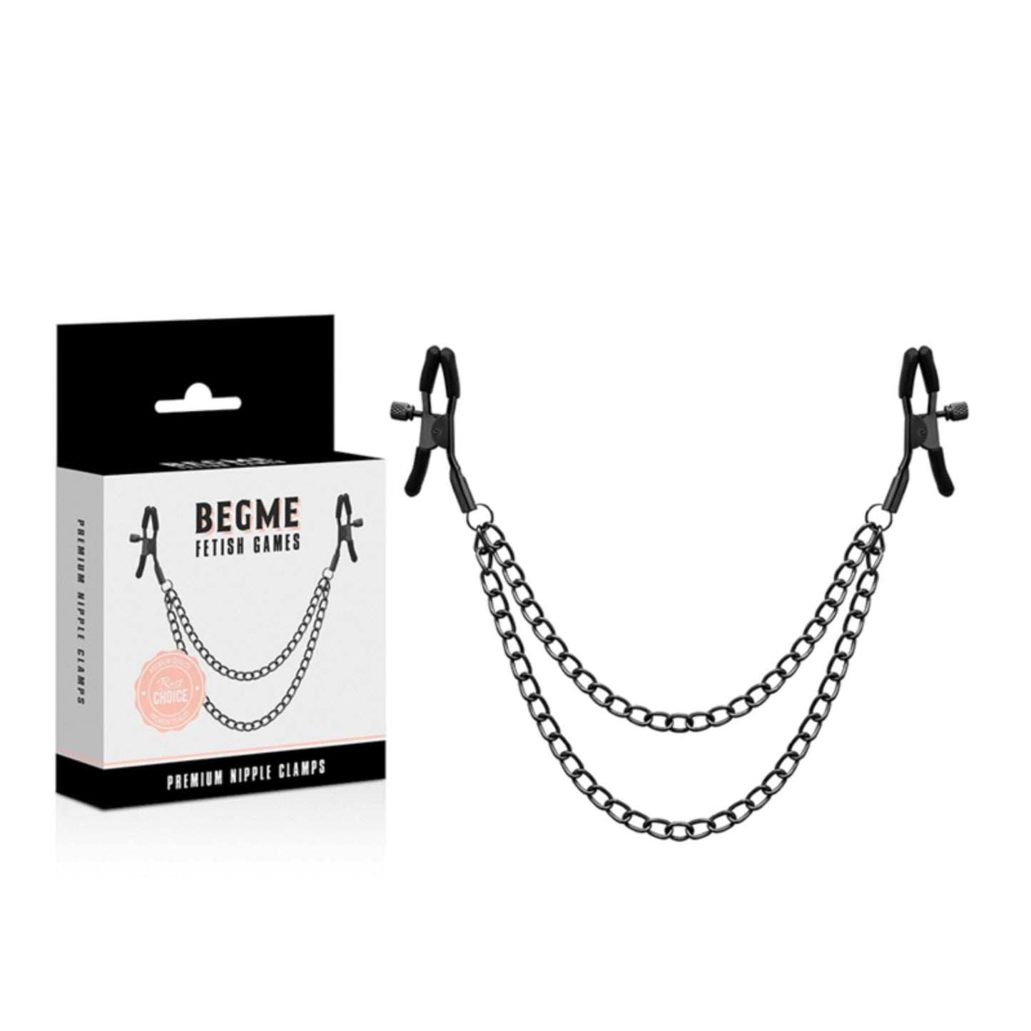 Pinzas Para Pezones Bondage BDSM Cadena