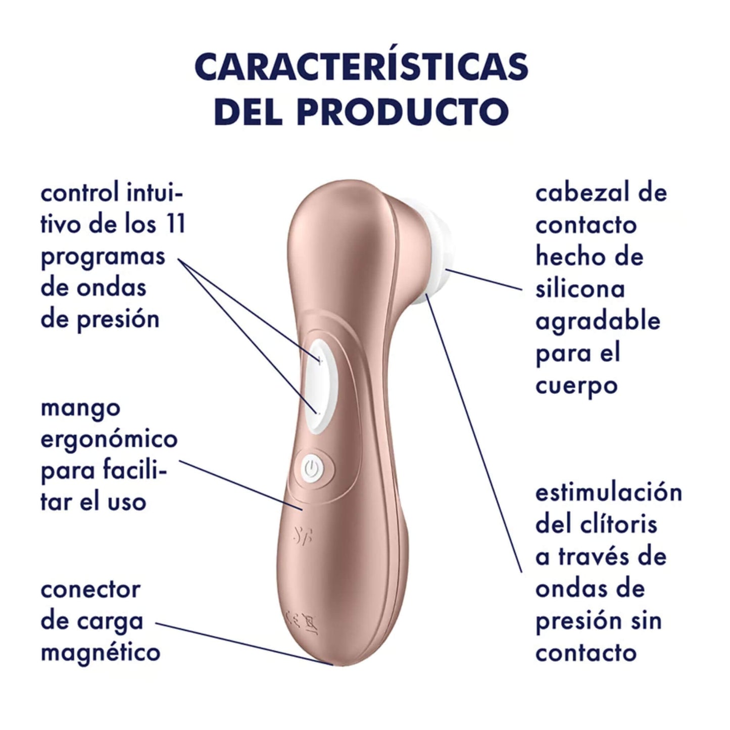 Satisfyer Pro 2 Succionador de Clitoris Vibrador Características