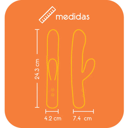 Vibrador Doble Conejito Medida