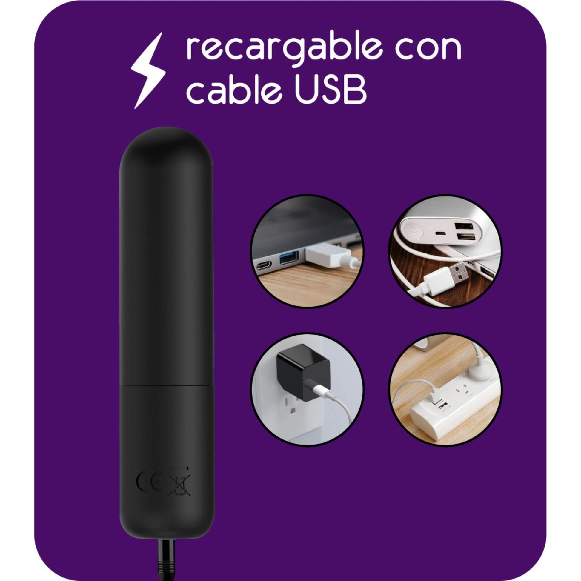 Bala Vibradora Control Remoto Recargable