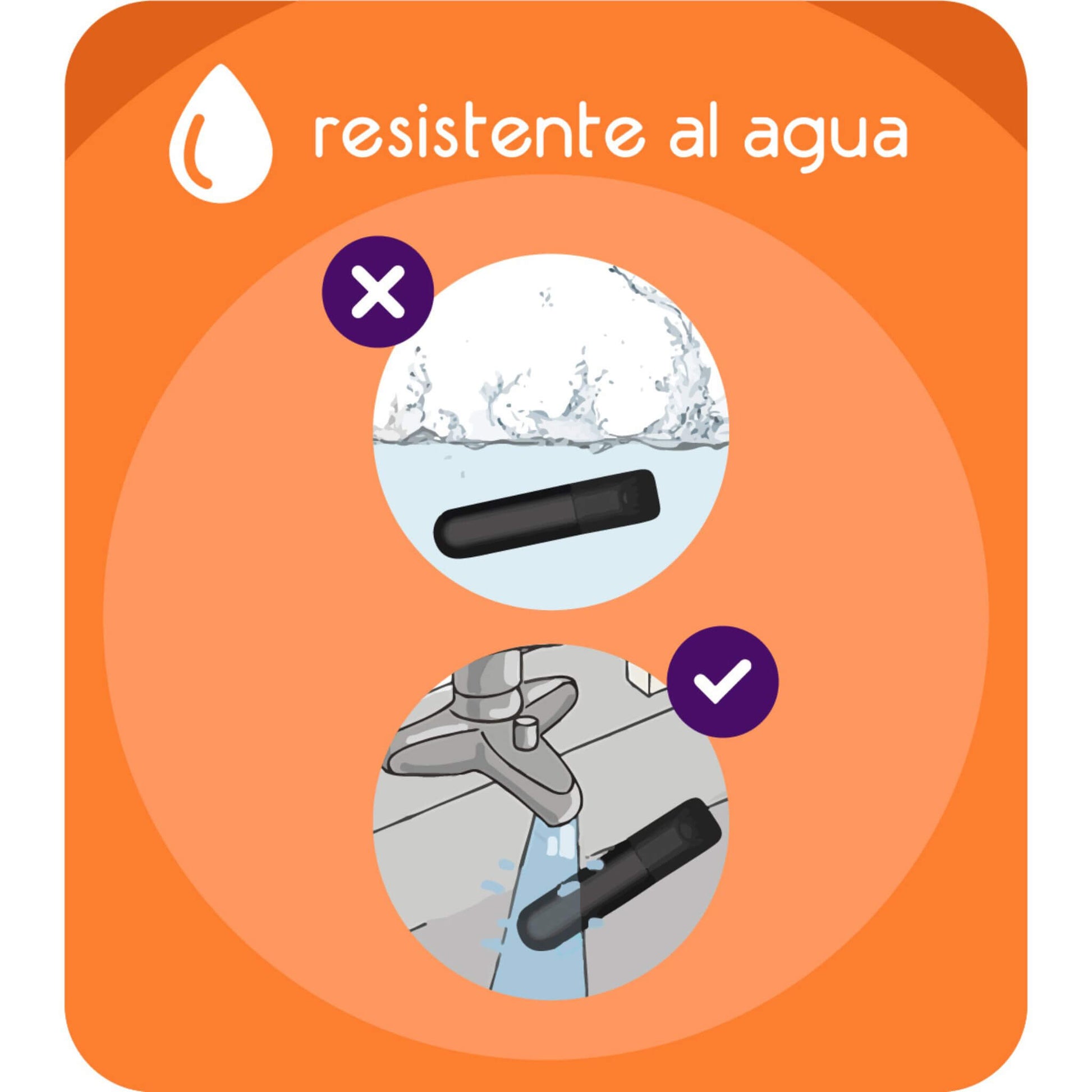 Bala Vibradora Control Remoto Contra Agua
