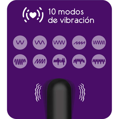 Bala Vibradora Control Remoto 10 Modos Vibración