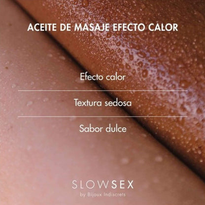 Aceite de Masaje Efecto Calor