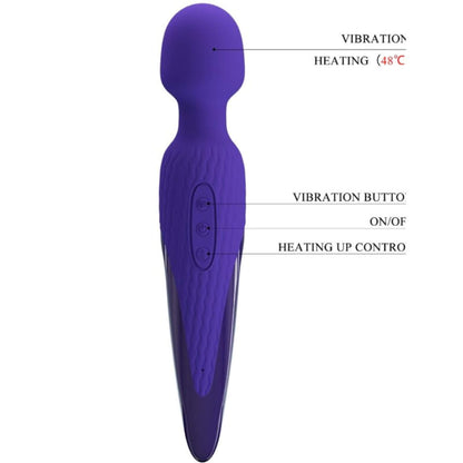 wand vibrador varita recargable efecto calor