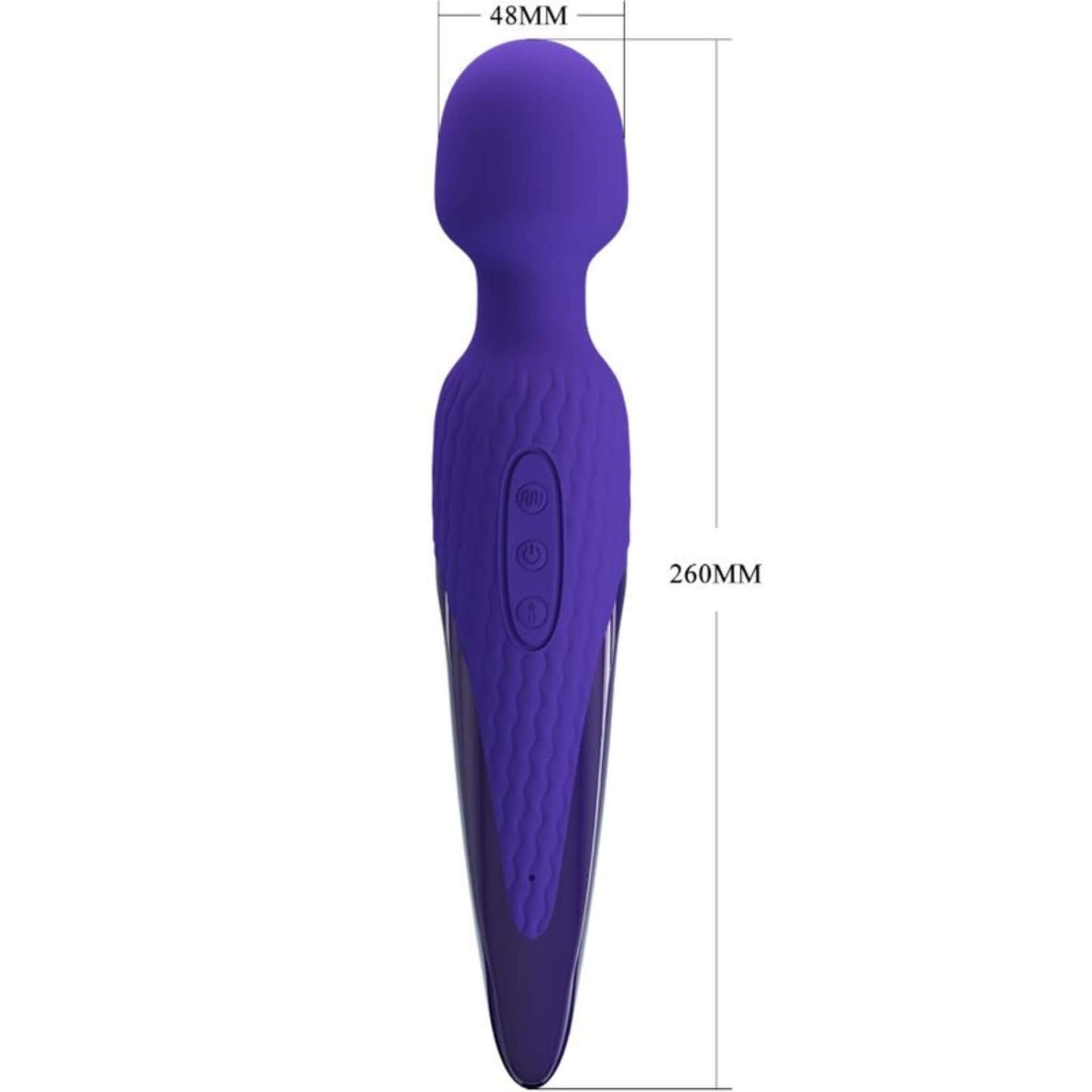 wand vibrador varita recargable medidas