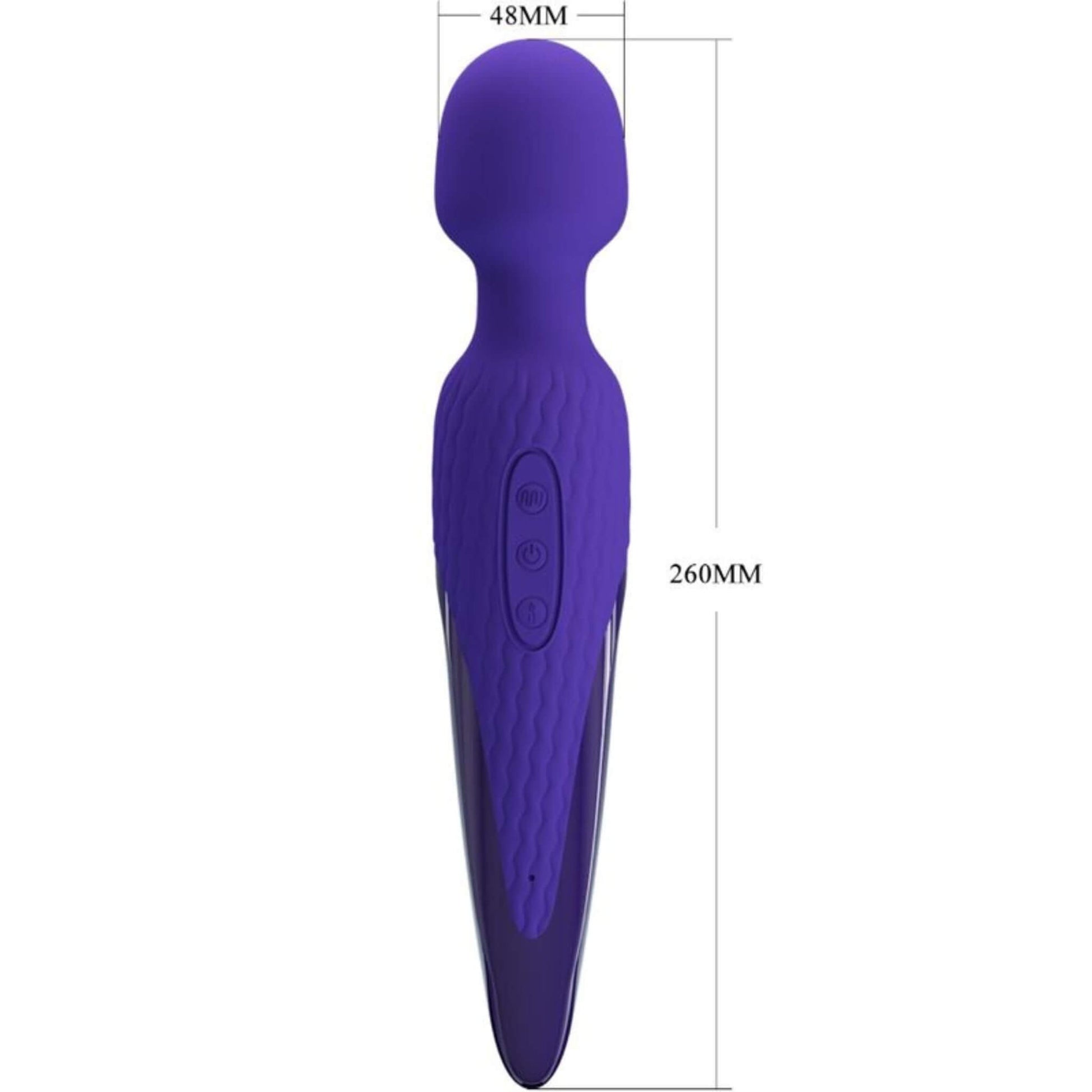 wand vibrador varita recargable medidas