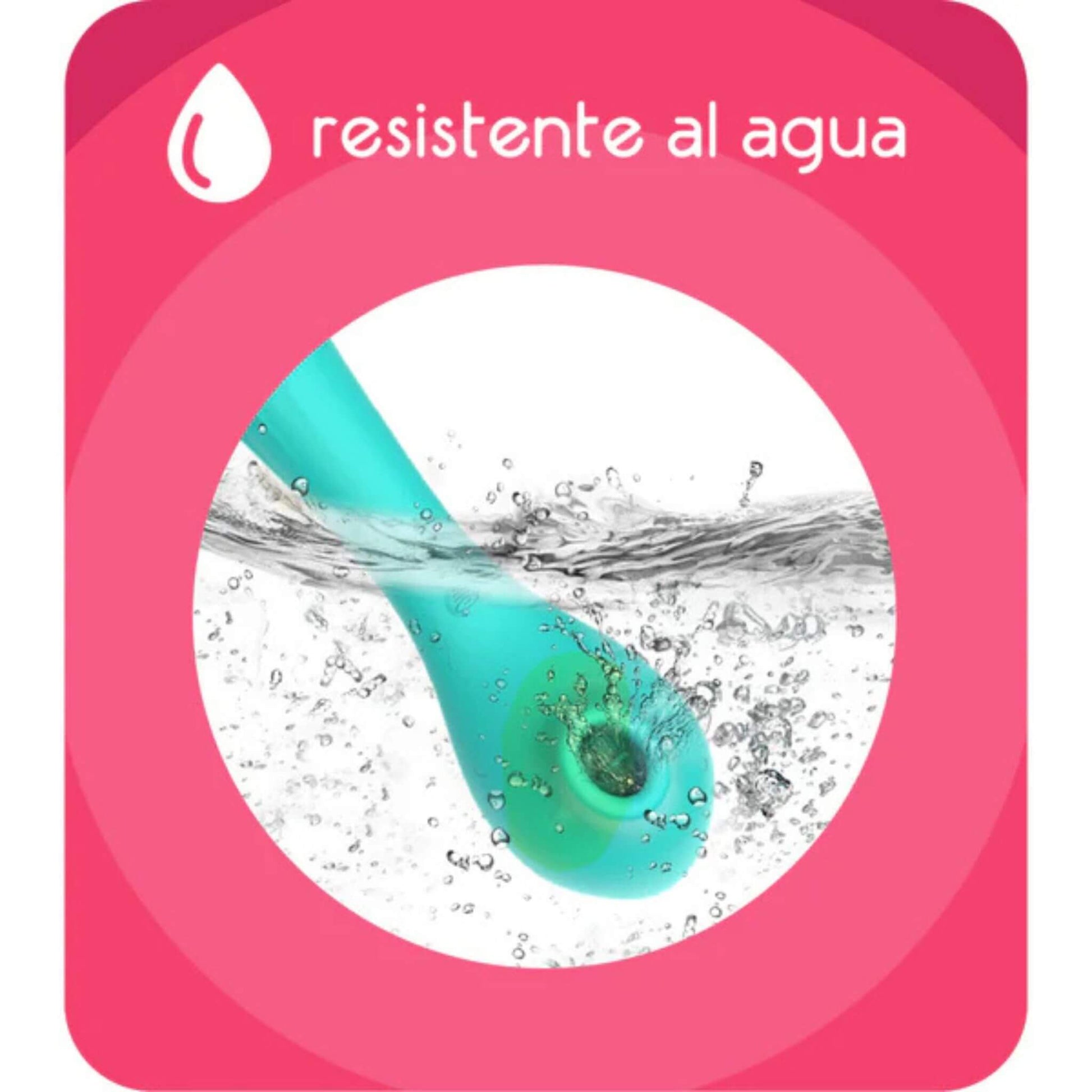 Vibrador Punto G y Succionador de Clítoris resistente al agua