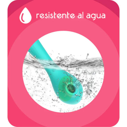 Vibrador Punto G y Succionador de Clítoris resistente al agua
