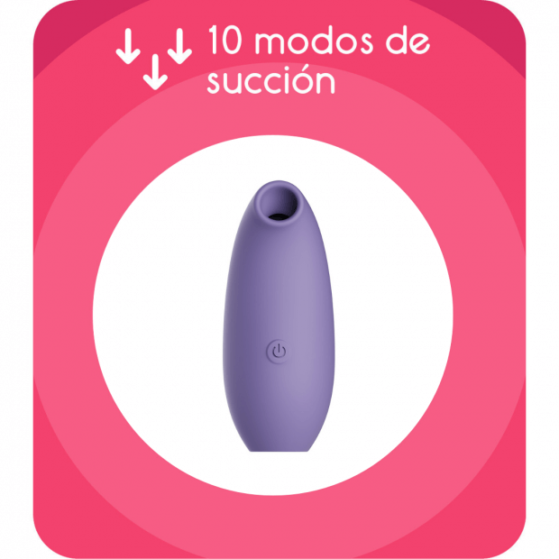 Succionador de Clitoris Lila 10 Modos Succion