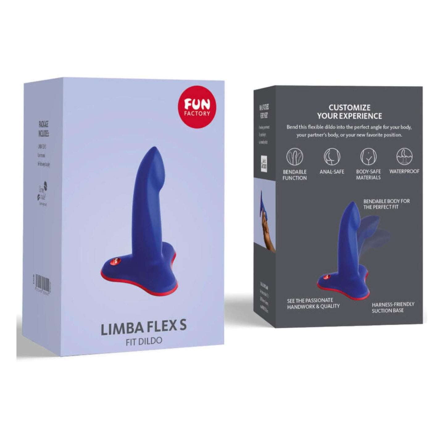 Dildo con Ventosa Flexible Fun Factory Empaque