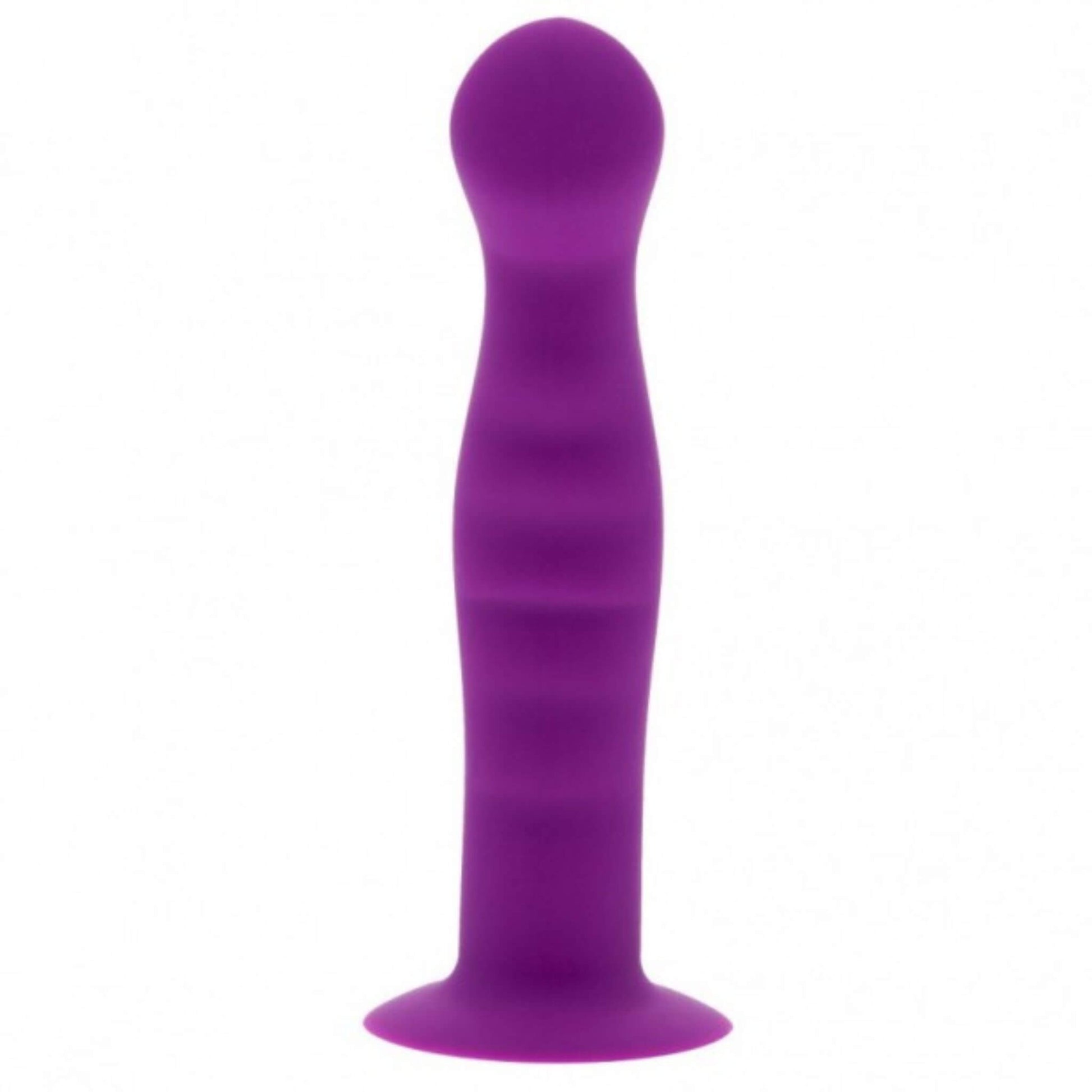 Dildo Anal Ventosa Silicona Morado