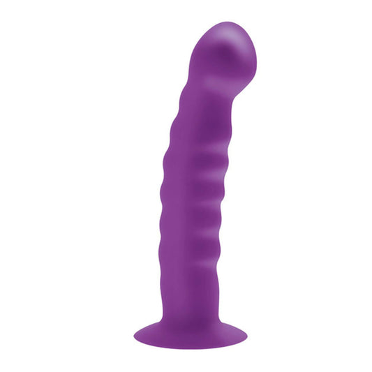 Dildo Anal Ventosa Silicona Morado