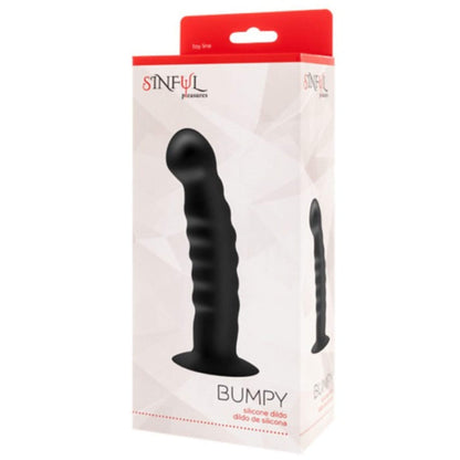 Caja del dildo Bumpy negro de Pleasures