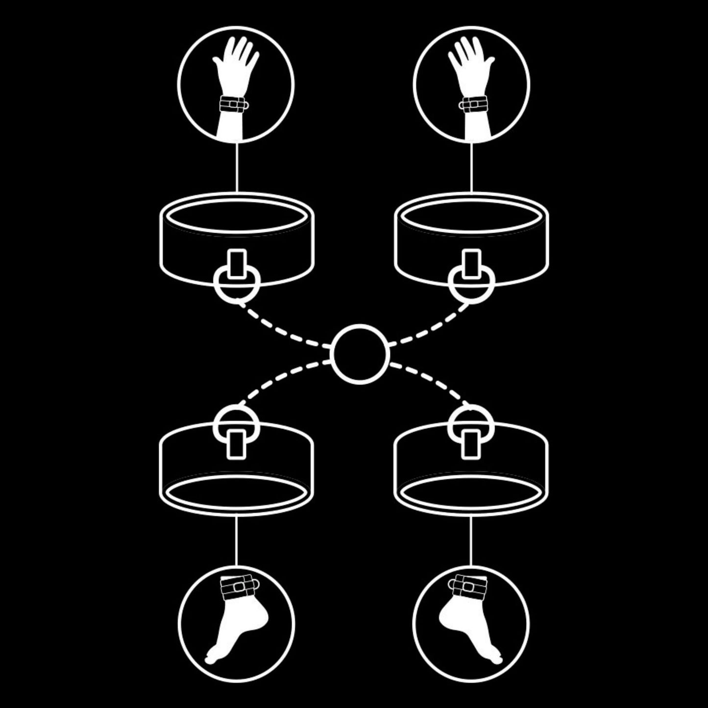 Esposas Sexuales BDSM Bondage Set Uso