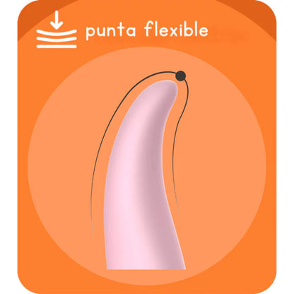 GEA Vibrador Clítoris Ergonómico Rosa Flexible