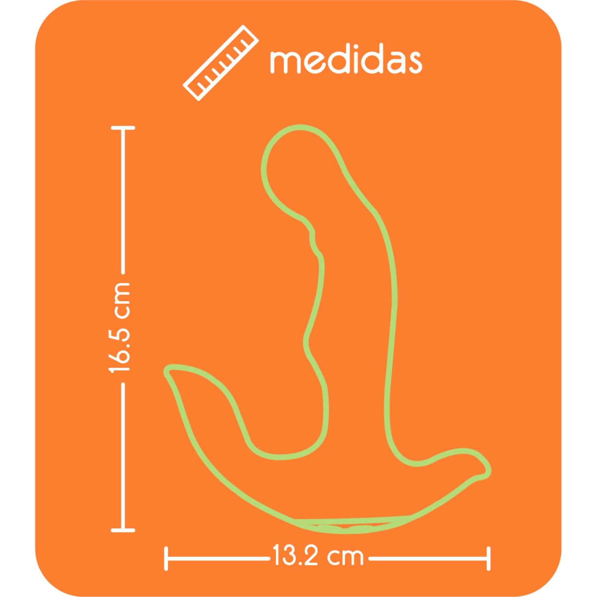 Vibrador Anal Masaje Prostata a Distancia Medidas