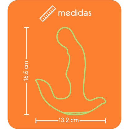 Vibrador Anal Masaje Prostata a Distancia Medidas