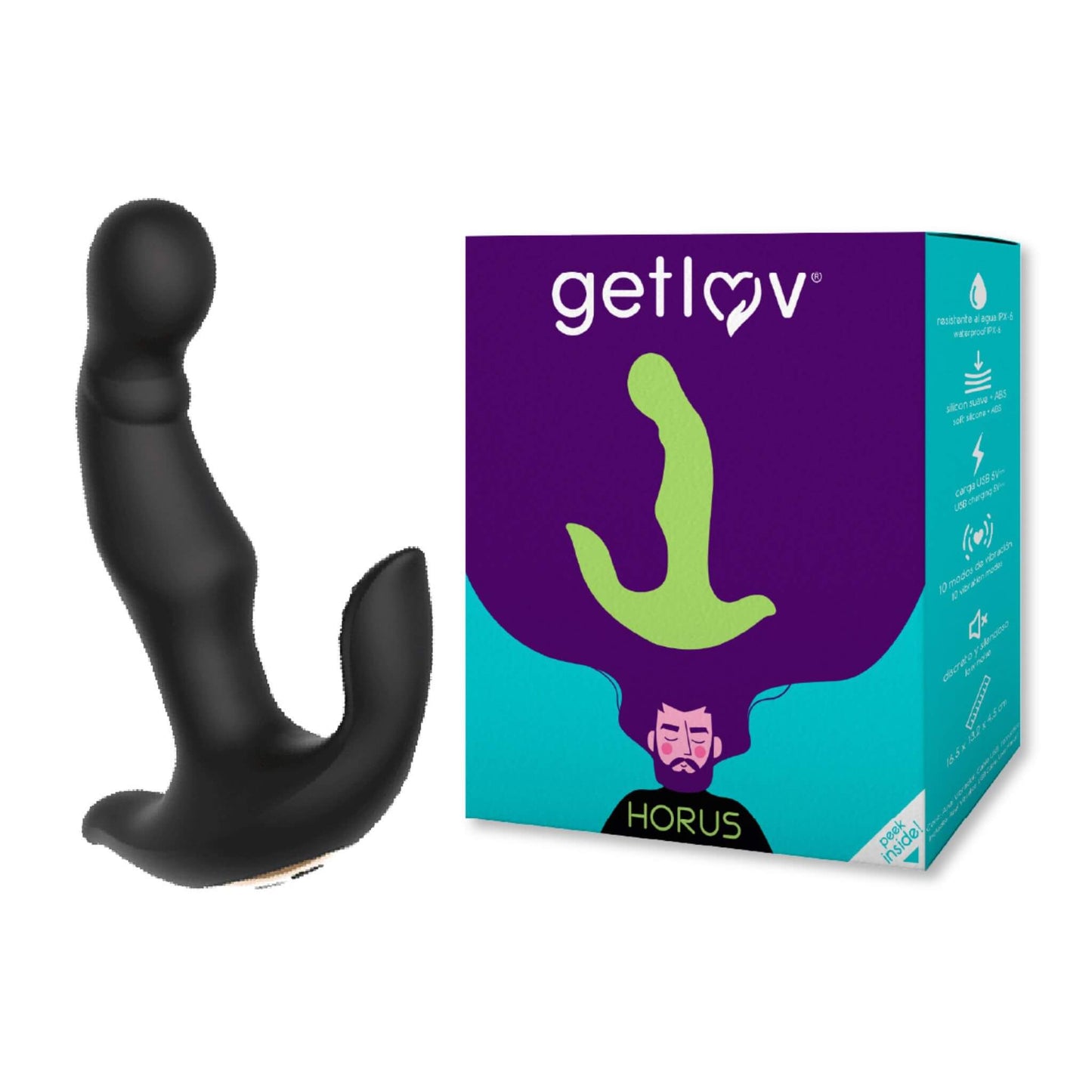 Vibrador Anal Masaje Prostata a Distancia Empaque