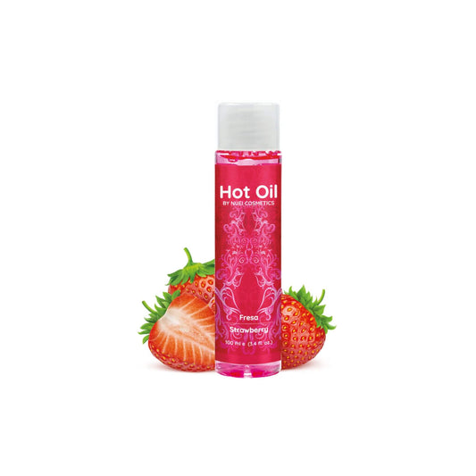 Aceite Para Masajes Efecto Calor Fresa