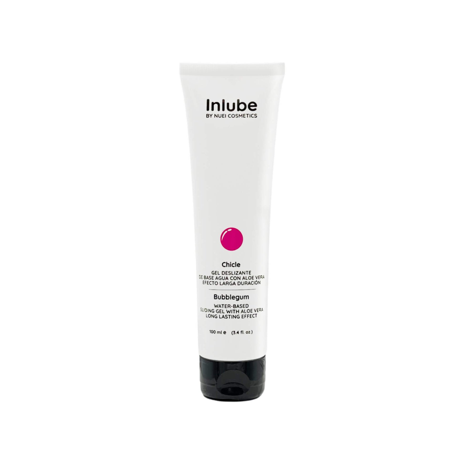 Lubricante intimo a base de agua sabor chicle