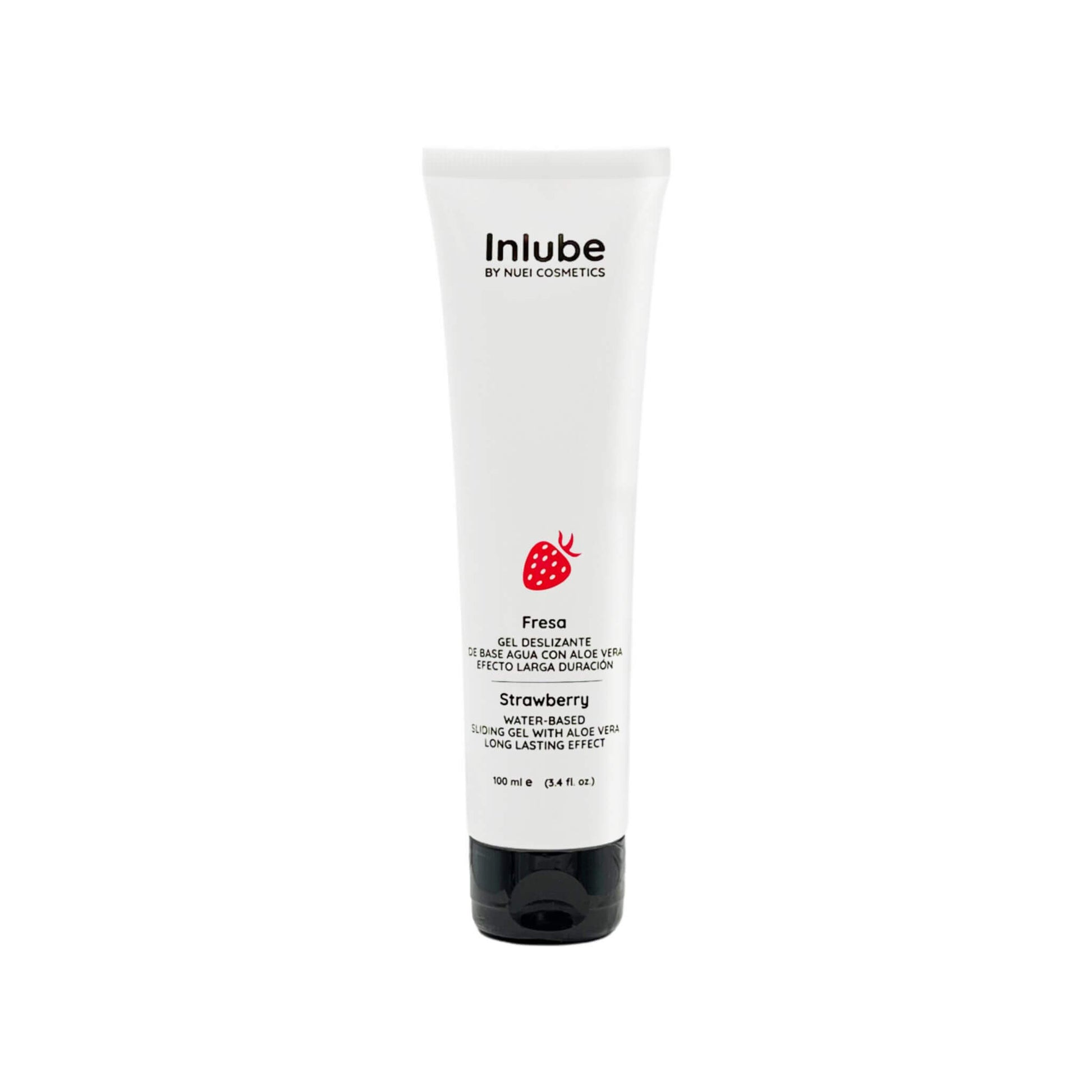 Lubricante intimo a base de agua sabor fresa