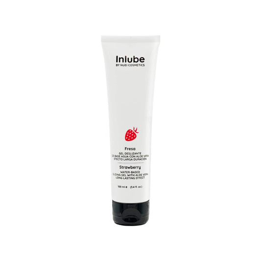 Lubricante intimo a base de agua sabor fresa
