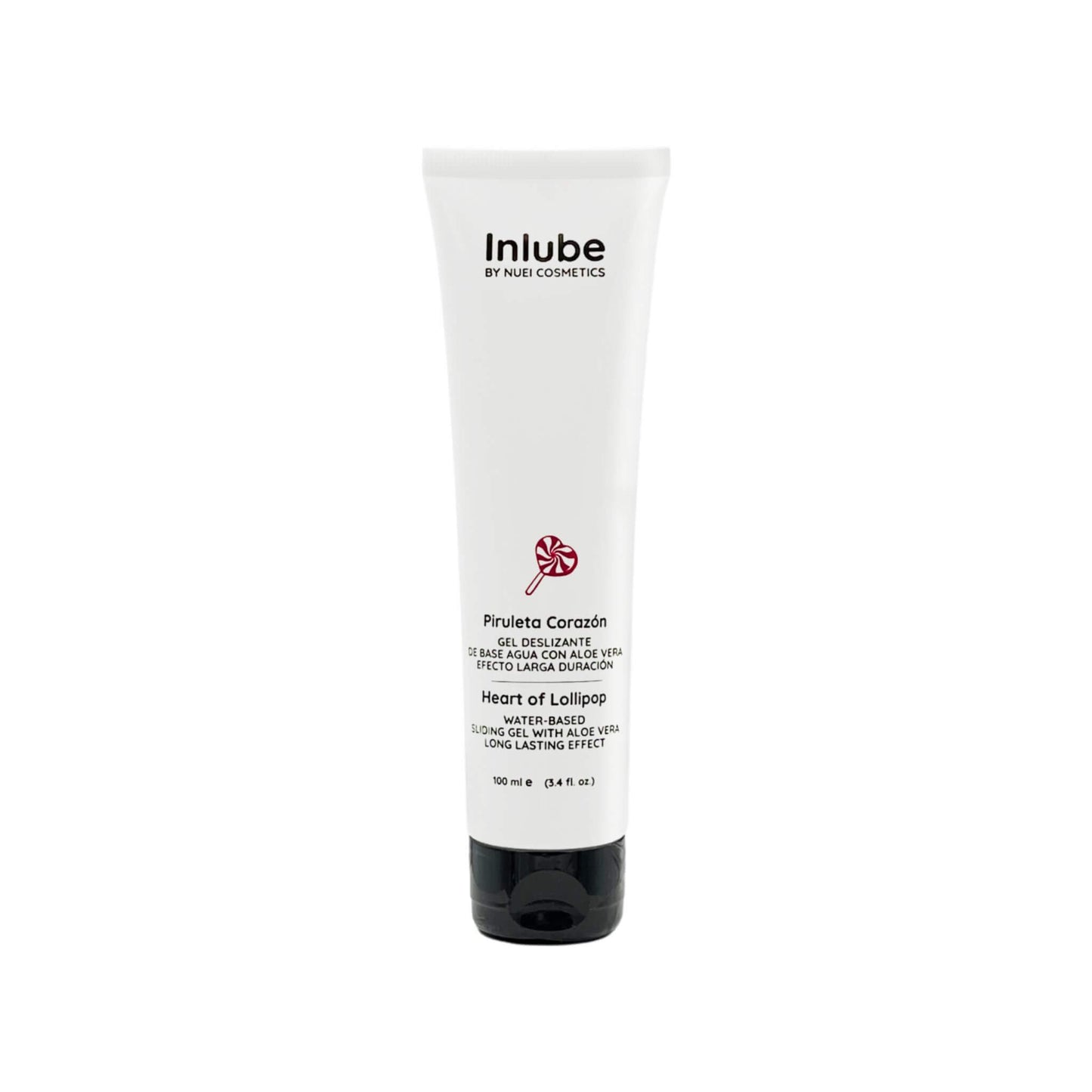 Lubricante intimo a base de agua sabor piruleta